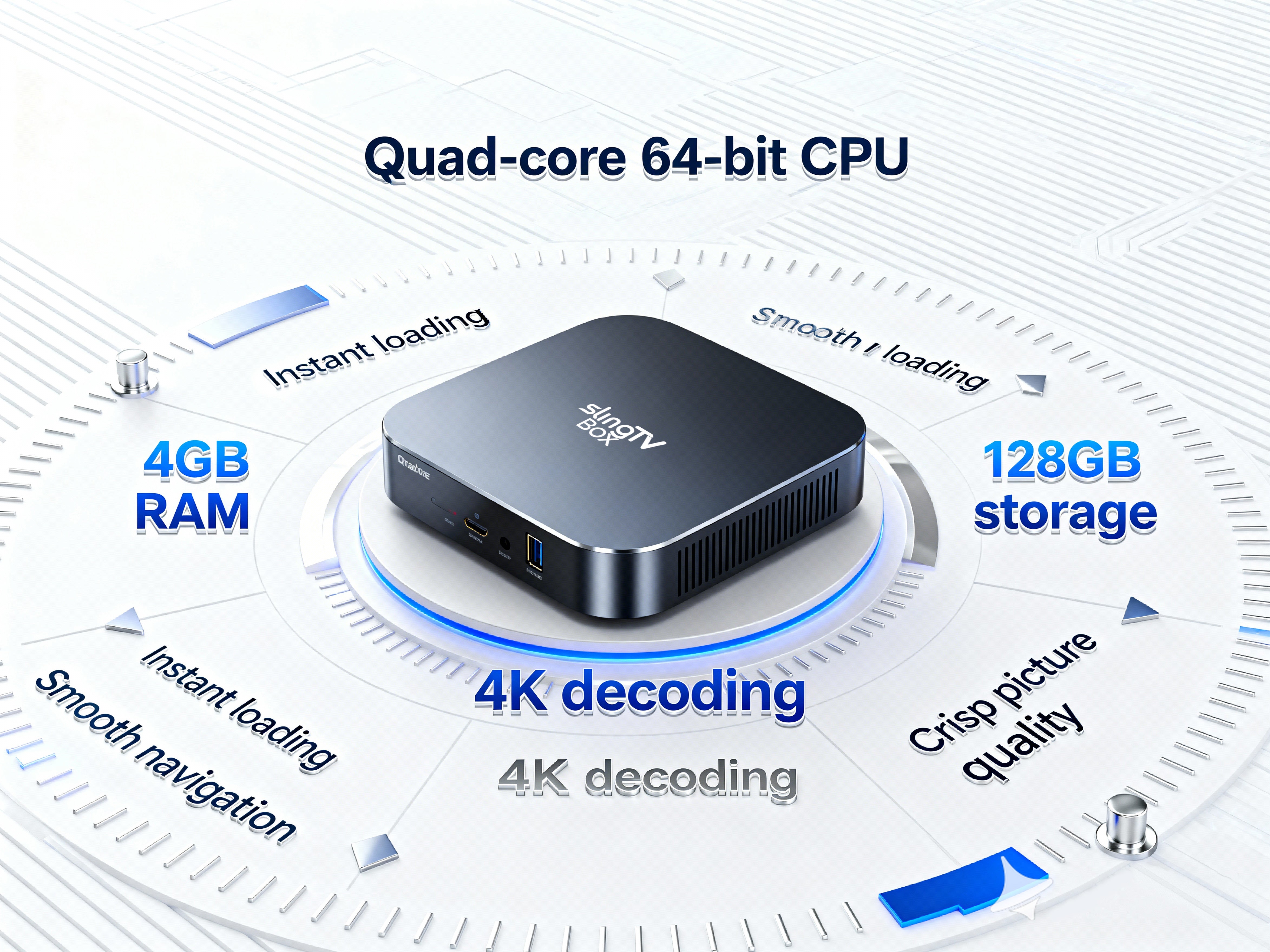 Powerful Hardware for Smooth 4K Streaming